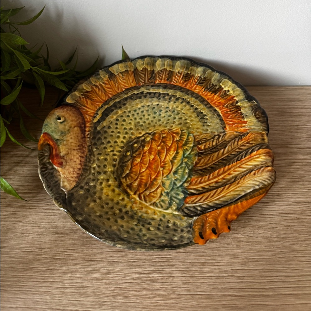 Colorful Turkey Decorative Plate